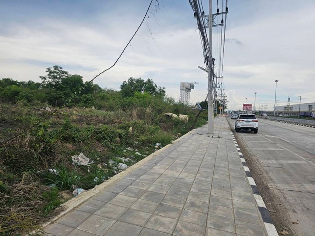 ขายที่ดินอยุธยา : HR2496ขายที่ดินเนื้อที่ 25 ไร่เศษ พื้นที่สีม่วง ติดริมถนนพลโยธิน ย่านวังน้อย ใกล้โรงไฟฟ้าวังน้อย 