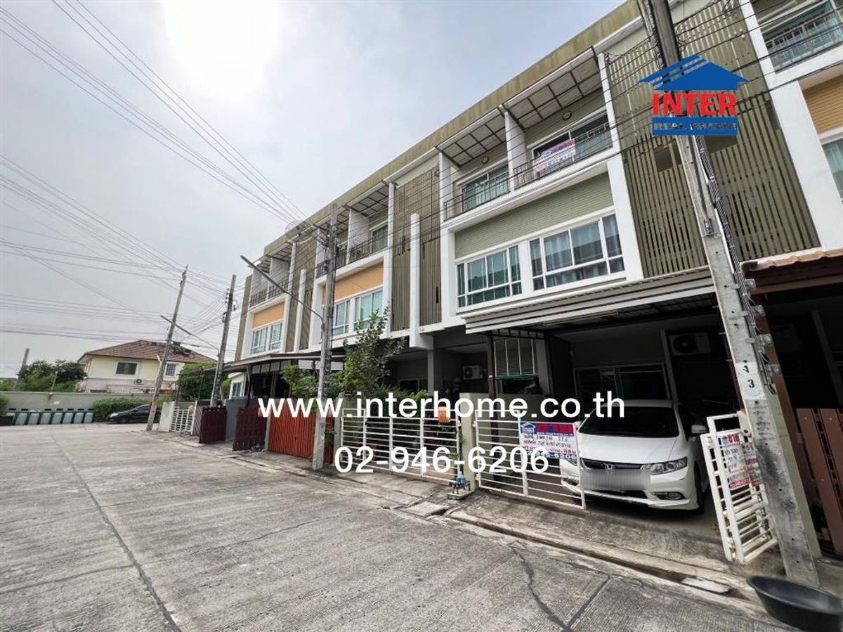 ขายทาวน์โฮมมีนบุรี-ร่มเกล้า : ทาวน์เฮ้าส์ 3 ชั้น 17 ตร.ว. หมู่บ้านนลินอเวนิว2 รามคำแหง ซอยรามคำแหง144 ถนนรามคำแหง ถนนเสรีไทย เขตสะพานสูง กรุงเทพมหานคร
