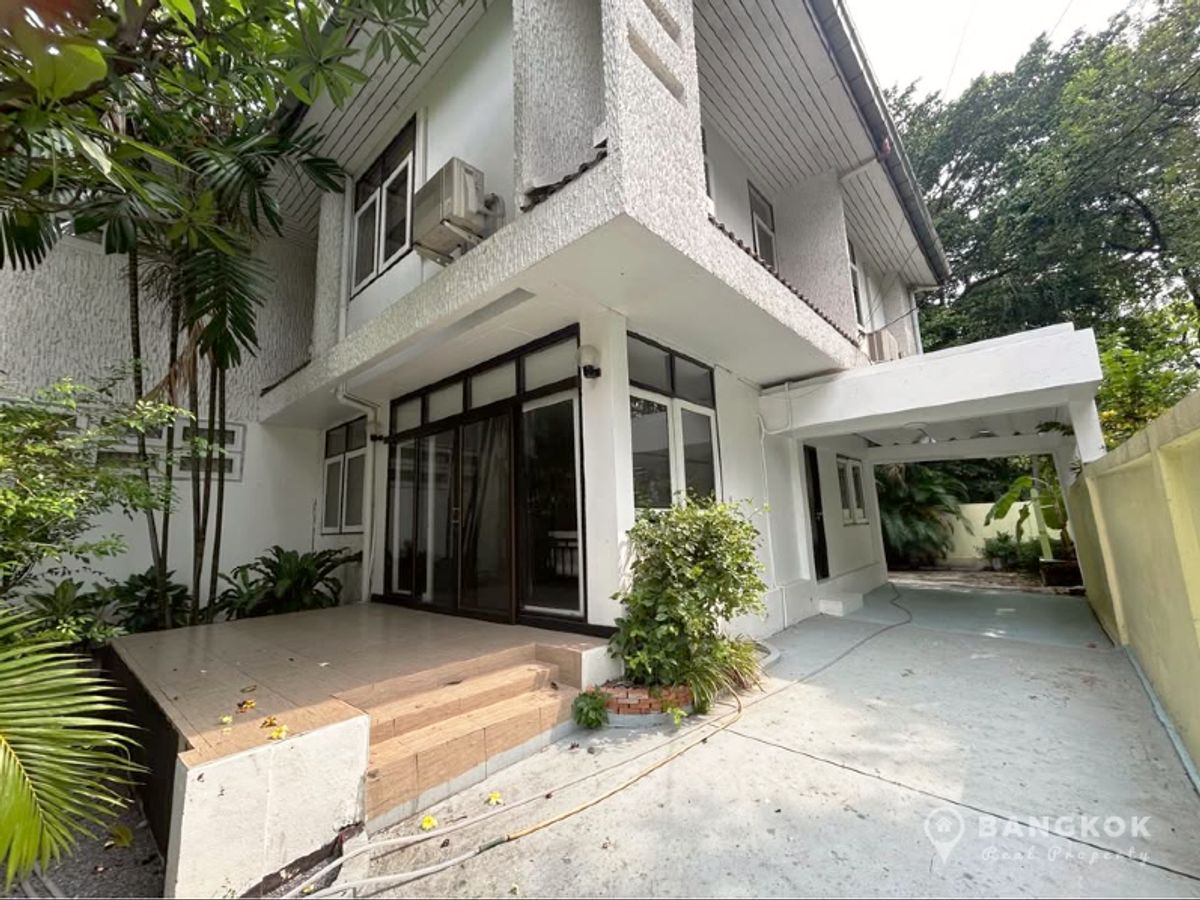 ให้เช่าบ้านสาทร นราธิวาส : Sathorn | ห้องพักที่กว้างขวาง 3 เตียง 3 ห้องน้ำพร้อมสวน