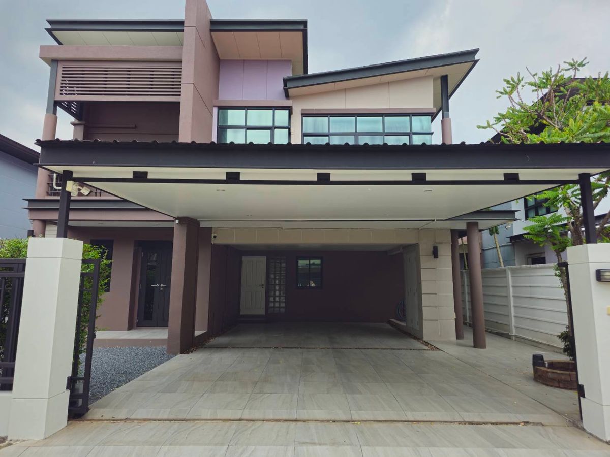 ให้เช่าบ้านมีนบุรี-ร่มเกล้า : ให้เช่าบ้านเดี่ยว Aqua Divina ซอยรามคำแหง 94 ที่ดิน 75 ตร.วา