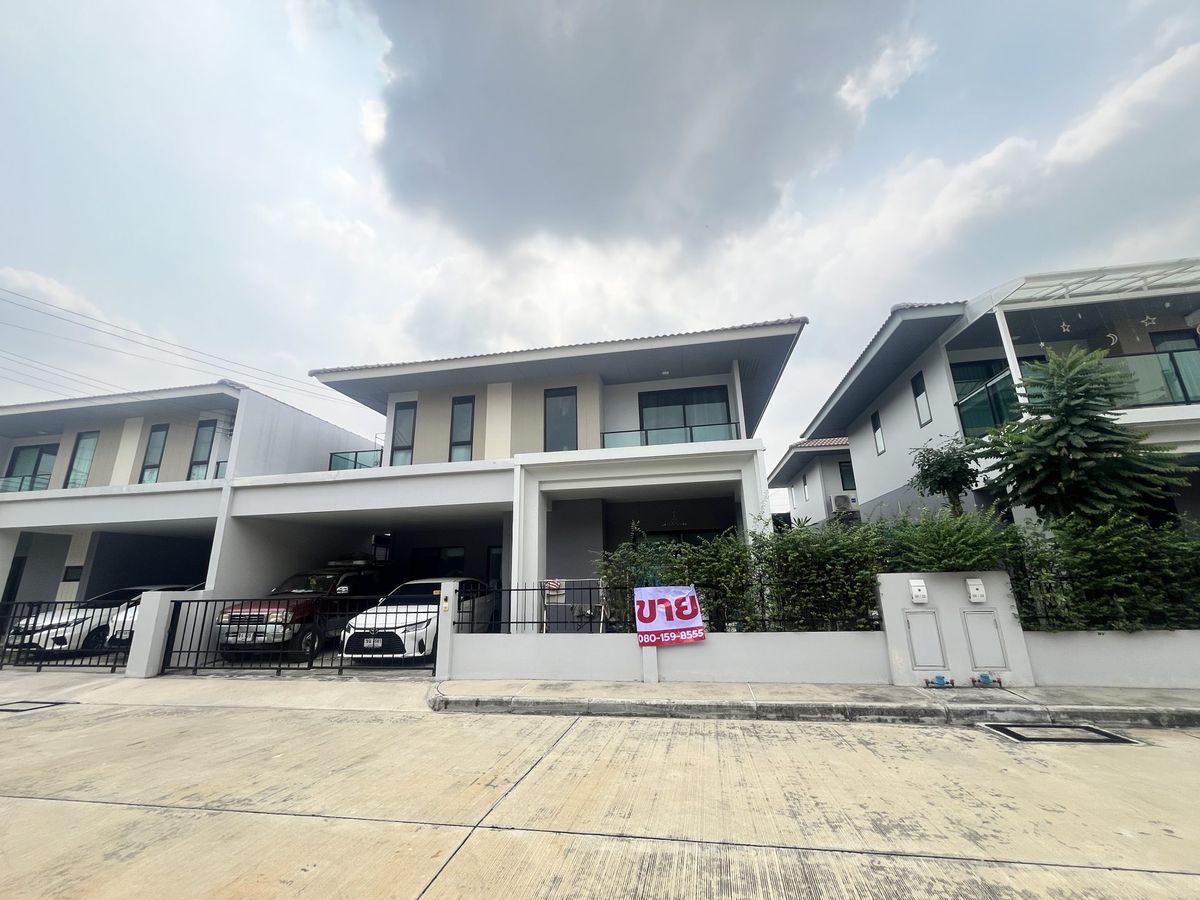 ขายนนทบุรี บางใหญ่ บางบัวทอง : บ้านแฝด 2 ชั้น หมู่บ้าน อณาสิริ บางใหญ่