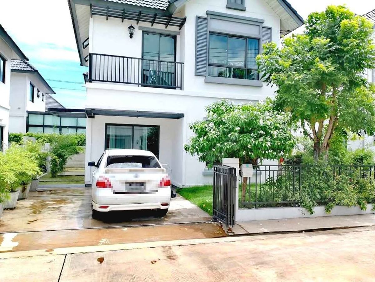 For RentHousePathum Thani,Rangsit, Thammasat : Fully furnished house in Soi Wat Phrai Fa, Mueang Pathum District, 5 minutes to Ratchaphruek Road.