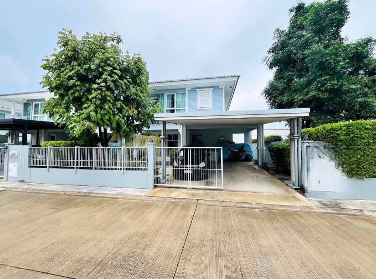 ให้เช่าบ้านสมุทรปราการ สำโรง : ให้เช่าบ้านเดี่ยว Villaggio บางนา เฟอร์ครบ ใกล้ม.อัสสัมชัญ สุวรรณภูมิ