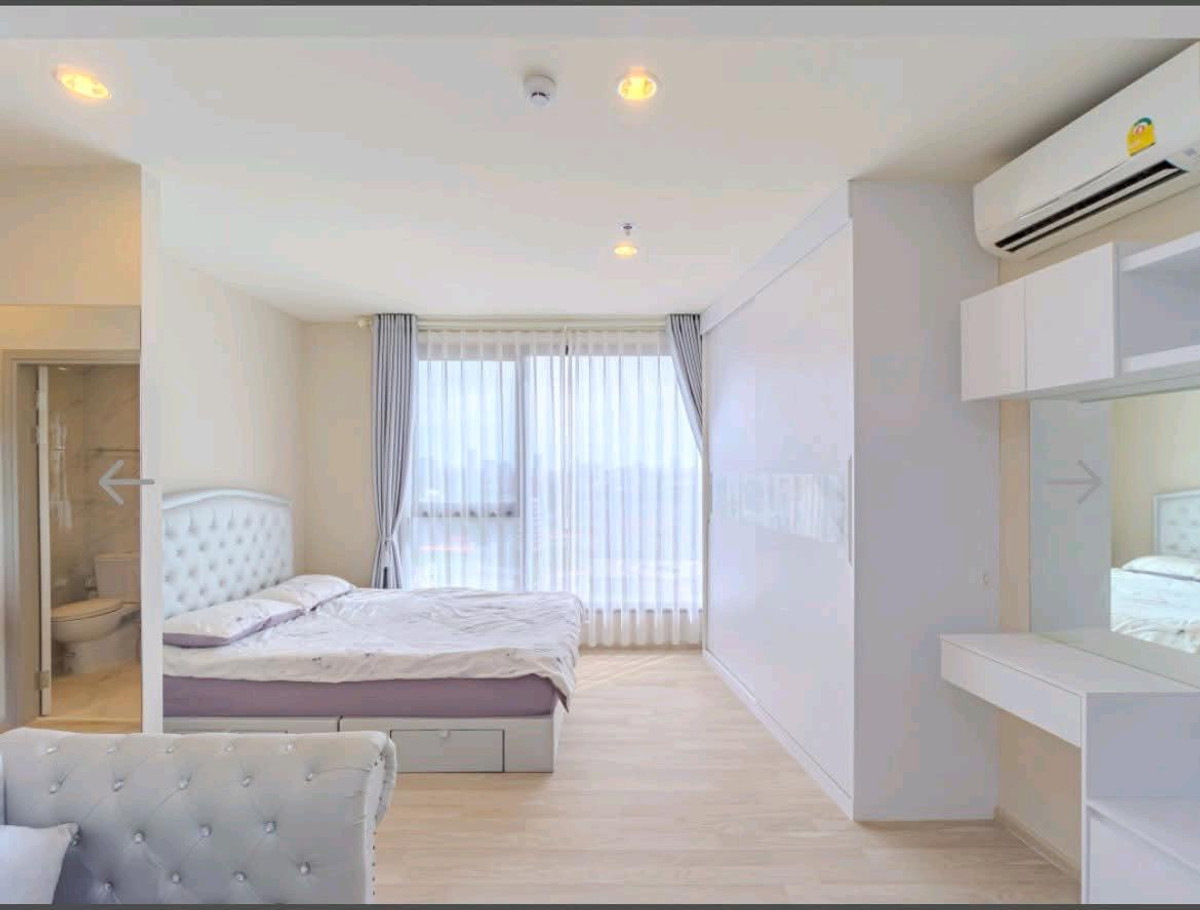 ให้เช่าคอนโดบางนา แบริ่ง ลาซาล : ให้เช่าห้อง Studio ใหญ่ 30ตรม. Ideo Mobi Sukhumvit Eastpoint ชั้น11 ใกล้BTSบางนา