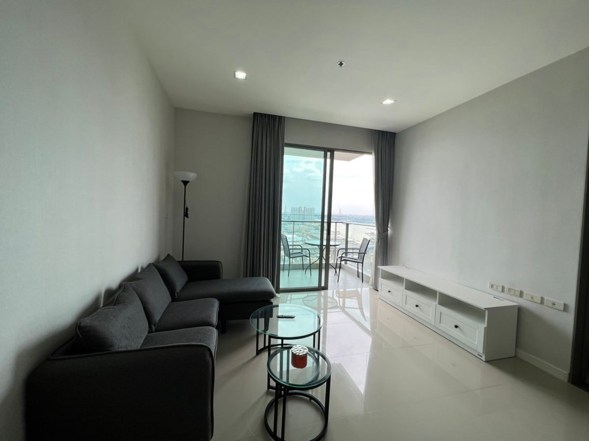 ให้เช่าคอนโดพระราม 3 สาธุประดิษฐ์ : For Rent Starview rama 3   2beds size 77 sq.m. F/F Ready to move in