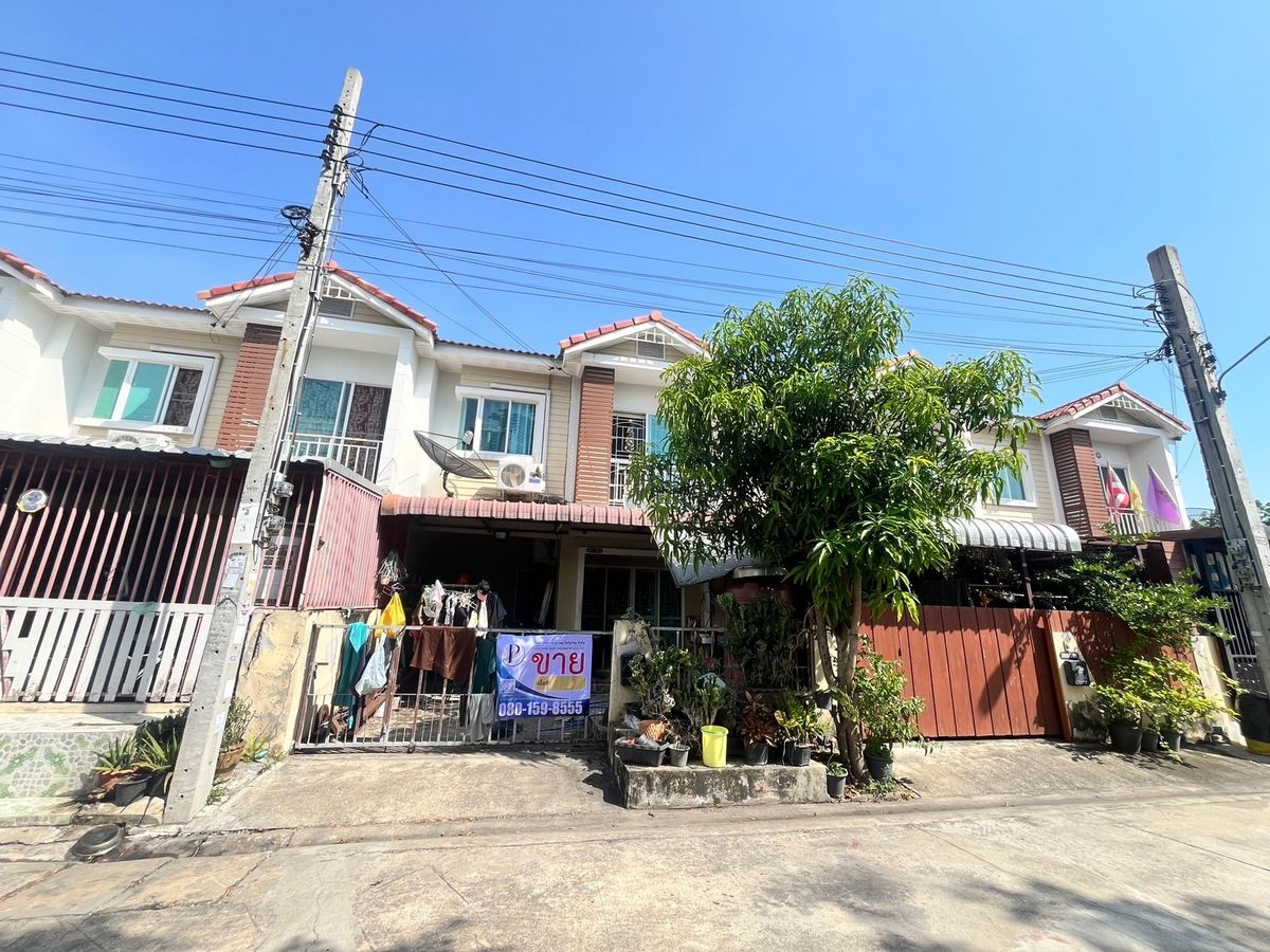 ขายทาวน์โฮมสมุทรปราการ สำโรง : ทาวน์เฮ้าส์ 2 ชั้น หมู่บ้าน ภูมิใจนิเวศน์3