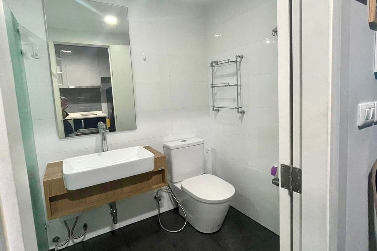 คอนโดพระราม 9 เพชรบุรีตัดใหม่ RCA : 🔥 สำหรับขาย - เช่า !!🔥 Code C20250500042..........A Space ID Asoke - Ratchada, 1 ห้องนอน, 1 ห้องน้ำ, ชั้นสูง 21++, ห้องทิศเหนือ, แต่งครบ, พร้อมเข้าอยู่, ราคาพิเศษ!!📣📣