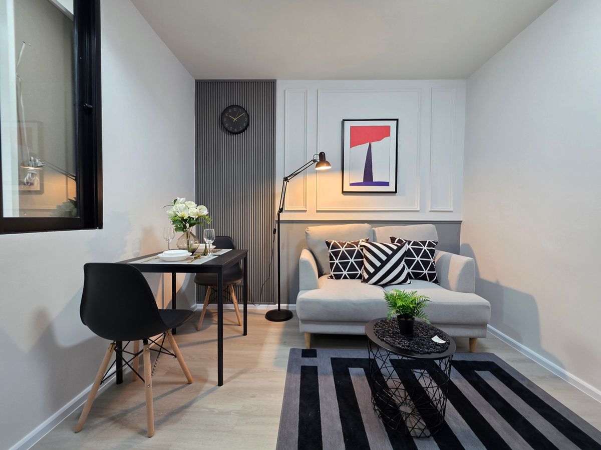 For SaleCondoOnnut, Udomsuk : SF112 Selling Cha Tow In Town, Sukhumvit 62/1 (Phase 2), beautiful room, quiet, Sukhumvit 62/1