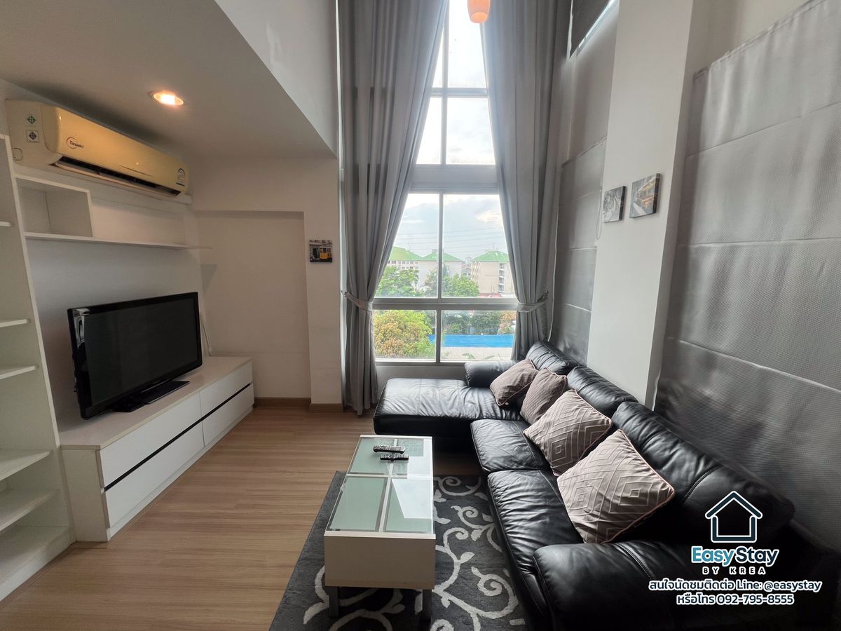 ให้เช่าคอนโดปทุมธานี รังสิต ธรรมศาสตร์ : 🏢 ให้เช่า คอนโด Duplex 2 ชั้น ห้องริม วิวสวยสุด (Zoom Place รังสิต)