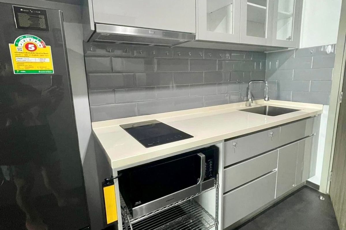 คอนโดพระราม 9 เพชรบุรีตัดใหม่ RCA : 🔥 สำหรับขาย - เช่า !!🔥 Code C20250500042..........A Space ID Asoke - Ratchada, 1 ห้องนอน, 1 ห้องน้ำ, ชั้นสูง 21++, ห้องทิศเหนือ, แต่งครบ, พร้อมเข้าอยู่, ราคาพิเศษ!!📣📣