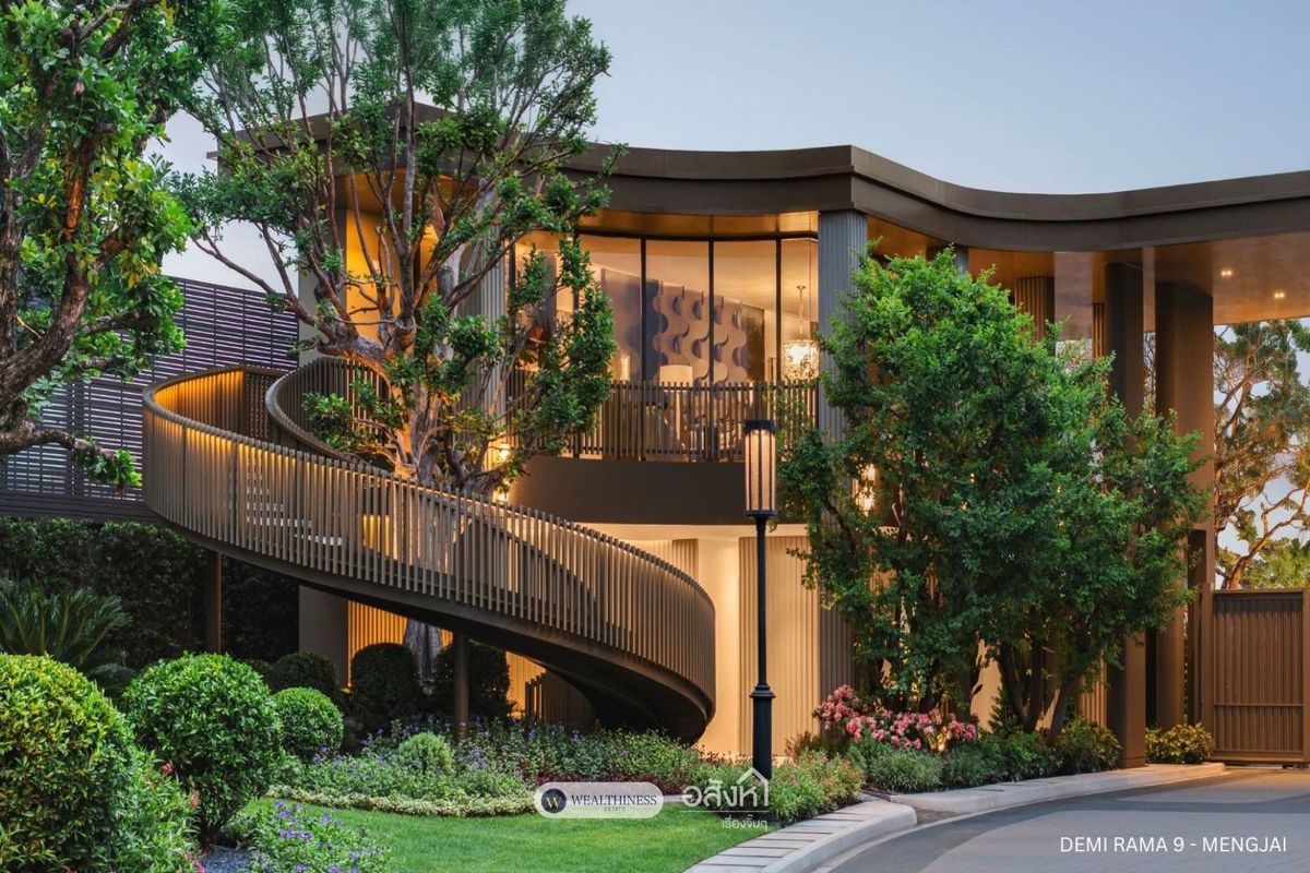 ขายทาวน์โฮมรัชดา ห้วยขวาง : DEMI Rama 9 – Mengjai Luxury townhome บนทำเลที่ดิน Rare ที่สุดของพระราม 9