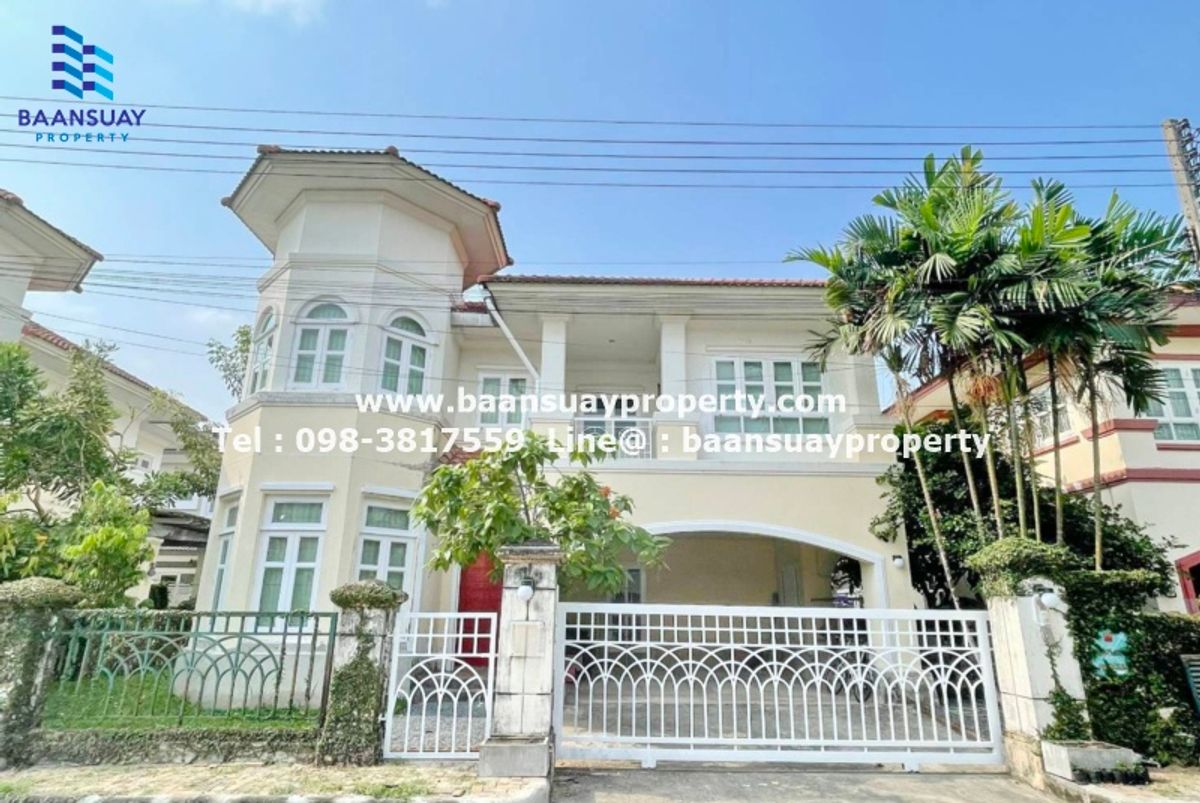 ให้เช่าทาวน์โฮมปทุมธานี รังสิต ธรรมศาสตร์ : ให้เช่า บ้านเดี่ยว 2 ชั้น ถนนรังสิต-คลอง 3 พร้อมเข้าอยู่