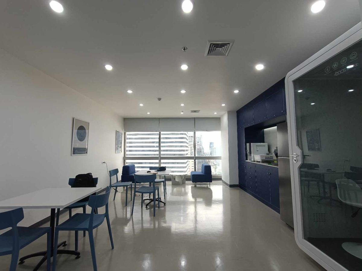 For RentOfficeSukhumvit, Asoke, Thonglor : Service Office Office area for rent Asoke Serviced Office. Beautifully decorated, ready to go to the Serm -Mitr Tower Sukhumvit21 Asoke building. The area for 1 - 50 people (starting at 10,000 baht) near the Asoke BTS, MRT Sukhumvit 21  