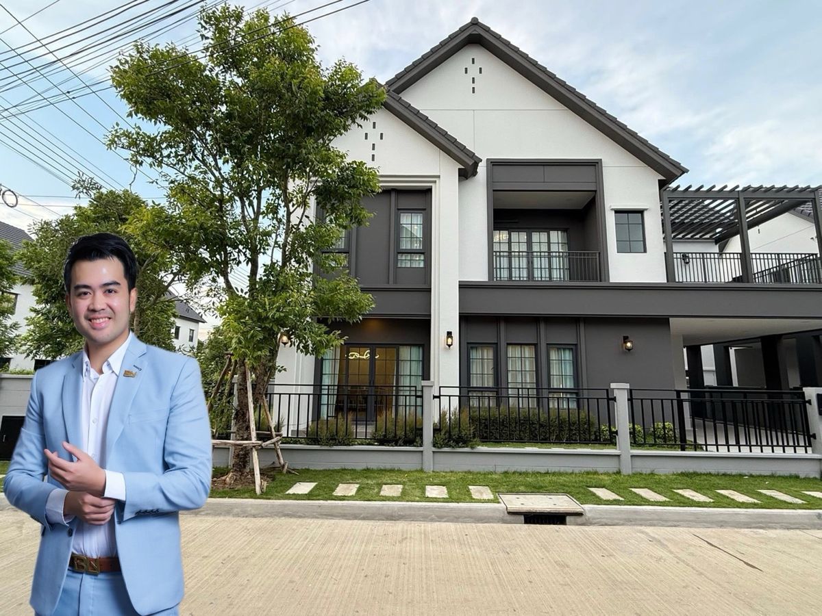 ให้เช่าบ้านบางนา แบริ่ง ลาซาล : (豪宅出租）ให้เช่าบ้านแปลงมุม Type ใหญ่สุด – Centro Bangna