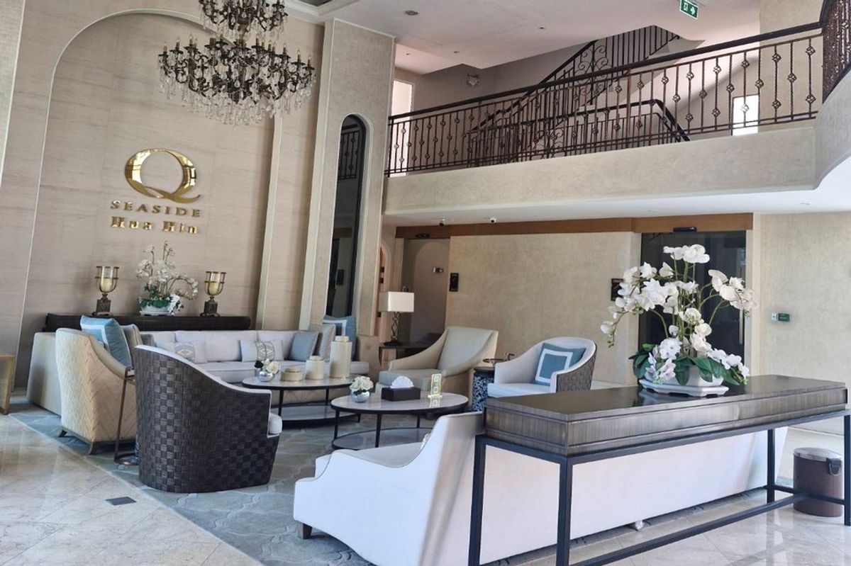 ขายคอนโดหัวหิน ประจวบคีรีขันธ์ : 🔥 สำหรับขาย !! ห้องหายาก !! 🔥 Code C20250500045..........Q Seaside Hua Hin, 1 ห้องนอน, 1 ห้องน้ำ, แต่งครบ, ขายขาดทุน !!📣📣