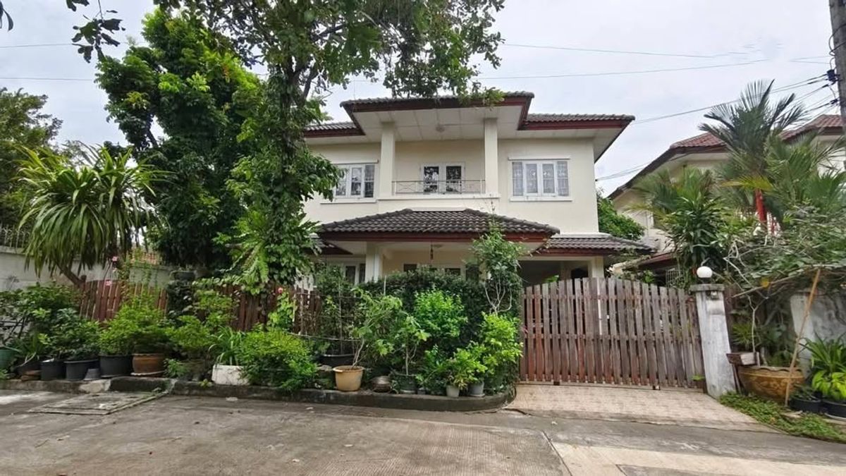 ให้เช่าบ้านนนทบุรี บางใหญ่ บางบัวทอง : บ้านเดี่ยว 75ตรว. 3ห้องนอน 3ห้องน้ำ มีบ่อปลาน้ำตก พร้อม 1โถงใหญ่ 1ครัวใหญ่ 1รับแขก จอดรถได้ 3คัน