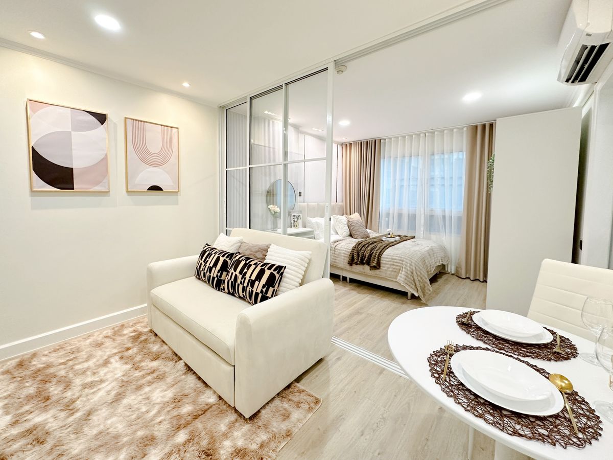 ขายคอนโดรัชดา ห้วยขวาง : Lumpini Ville Cultural Center / 1 Bedroom (FOR SALE), ลุมพินี วิลล์ ศูนย์วัฒนธรรม / 1 ห้องนอน (ขาย) F331