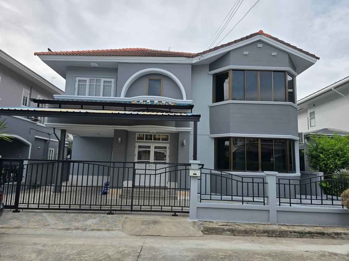 ให้เช่าบ้านนนทบุรี บางใหญ่ บางบัวทอง : บ้านเดี่ยว 4ห้องนอน มีห้องชั้น1 ไทรม้า ท่าอิฐ ใกล้ถนนใหญ่