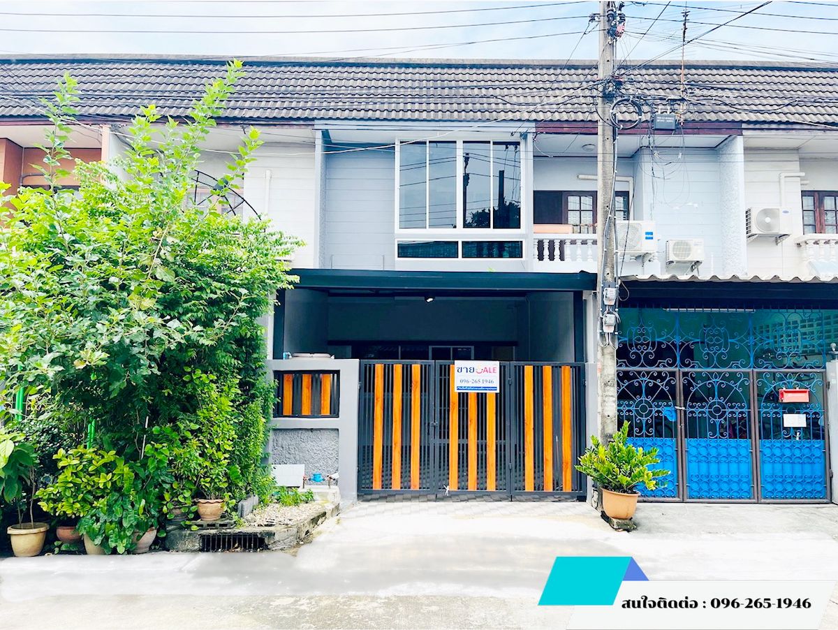 ขายทาวน์โฮมเกษตรศาสตร์ รัชโยธิน : ทาวน์เฮ้าส์ 2ชั้น ม.สินทรัพย์นคร พหลโยธิน 48 รีโนเวทใหม่ ตกแต่งสวย พร้อมเข้าอยู่ #ทำเลดี ถนนหน้าบ้านกว้าง  #ใกล้รถไฟฟ้าสายสีเขียว #BTS สถานีสายหยุด เพียง 1.2กม.