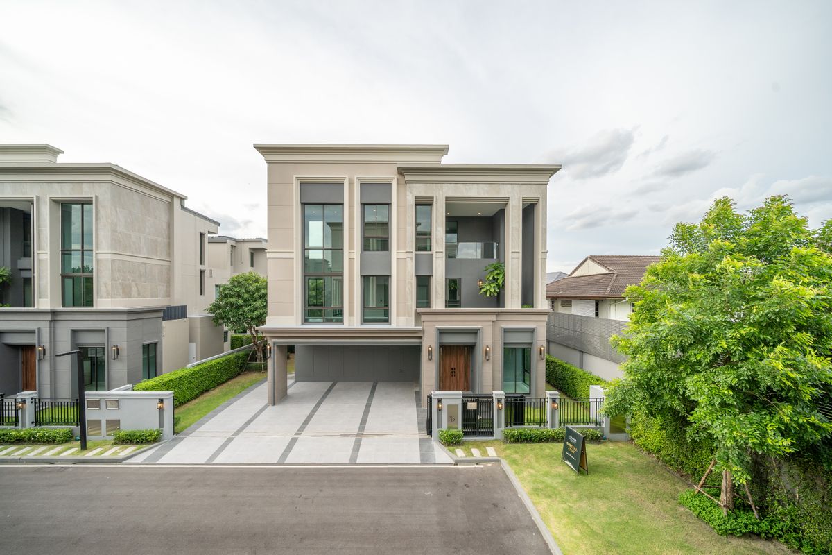 ขายบ้านพุทธมณฑล ศาลายา : วิลล่าหรู 3 ชั้น พร้อมลิฟท์ส่วนตัว 499 ตรม 103.7 ตร.วา. 4 ที่จอดรถ ใกล้ The Paseo กาญจนาฯ 600 เมตร