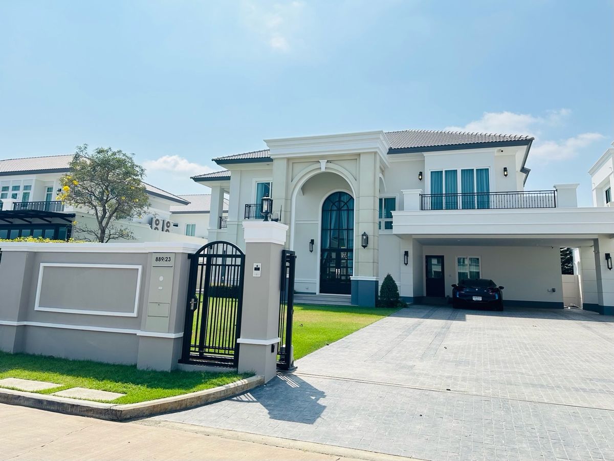 ขายบ้านปทุมธานี รังสิต ธรรมศาสตร์ : ขาย..!!   Luxury House  บ้านหรูทำเลเปิดใหม่ ที่โครงการ หมู่บ้านพฤกษ์ภิรมย์ ราชพฤกษ์ - ตัดใหม่  ผู้บุกเบิกทำเลศักยภาพ ที่เป็นชุมชนแหล่งรวมบ้านหรูในทำเลแห่งใหม่