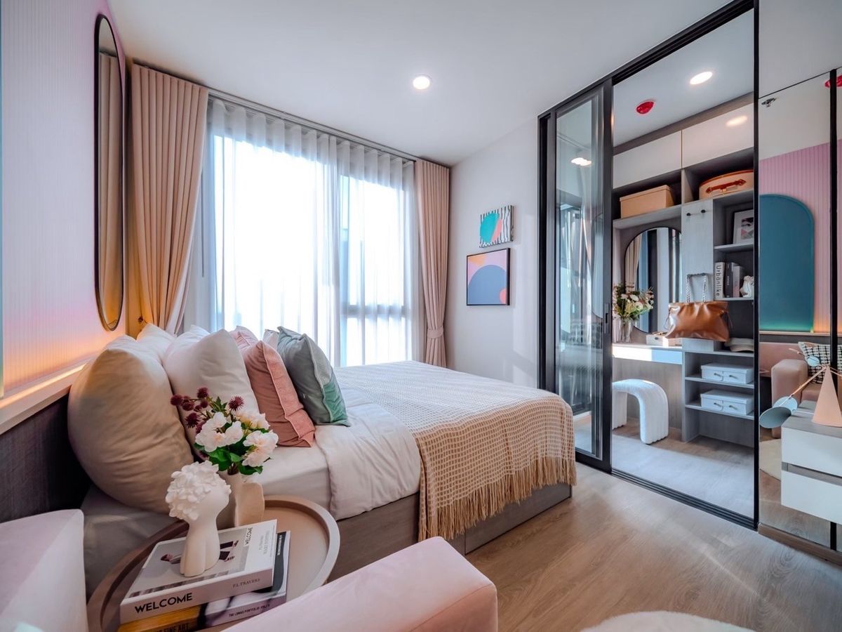 ขายคอนโดรัตนาธิเบศร์ สนามบินน้ำ พระนั่งเกล้า : 1 Bedroom smart closet ( 23 Sq.m. )