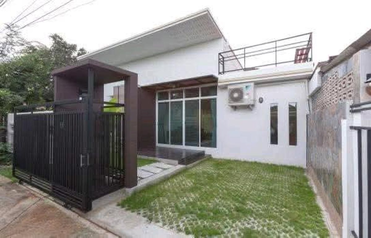 บ้านโชคชัย4 ลาดพร้าว71 : 📌🏠ขายหรือให้เช่าบ้านเดี่ยวชั้นเดียวทันสมัย ลาดพร้าว87แยก18