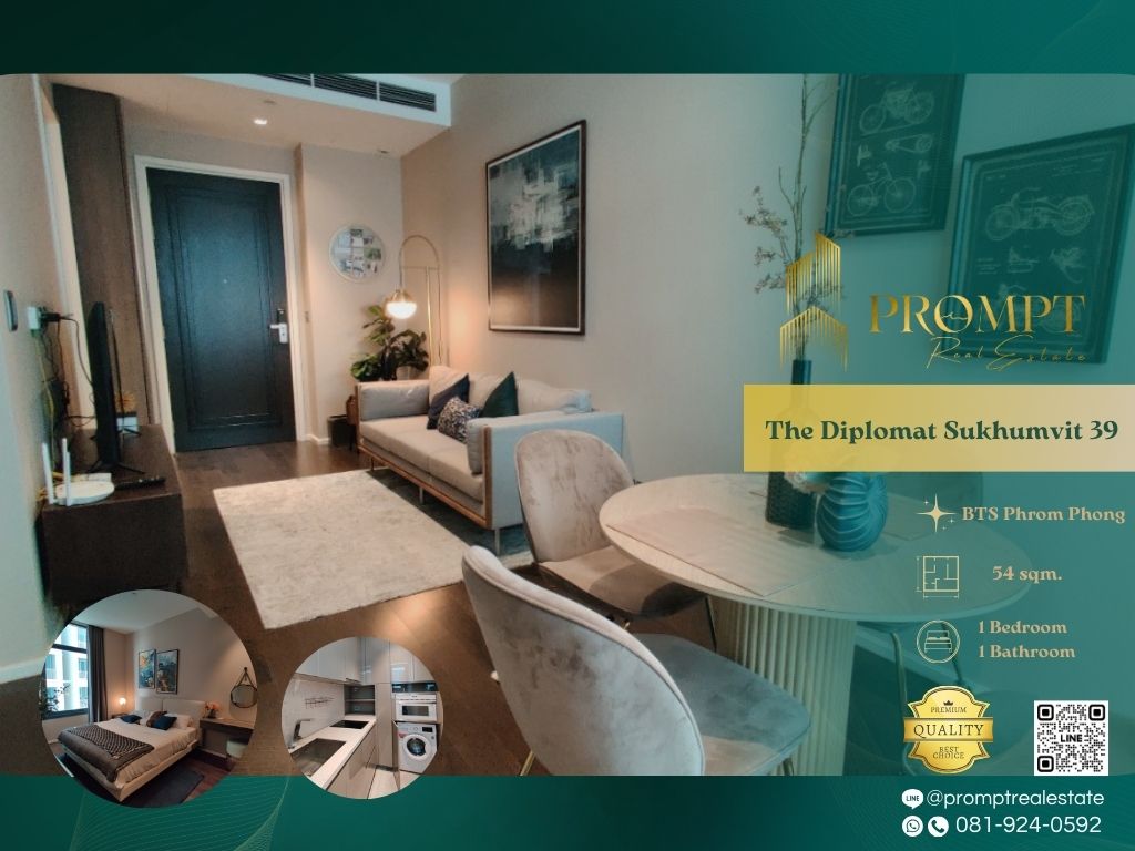 ให้เช่าคอนโดสุขุมวิท อโศก ทองหล่อ : ST06836 - The Diplomat Sukhumvit 39 :  เดอะ ดิโพลแมท 39 - BTS Phrom Phong /  EmQuartier / Emsphere / Emporium