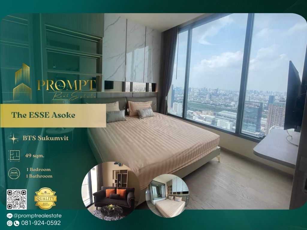For RentCondoSukhumvit, Asoke, Thonglor : ST07295 - The ESSE Asoke  :  ดิ เอส อโศก - BTS Sukumvit / MRT Sukumvit / SWU