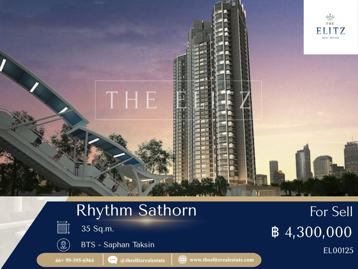 For SaleCondoSathorn, Narathiwat : ✨ Answer every day of living in the city perfectly Beautiful view, drawing with the Chao Phraya River and Bangkok.