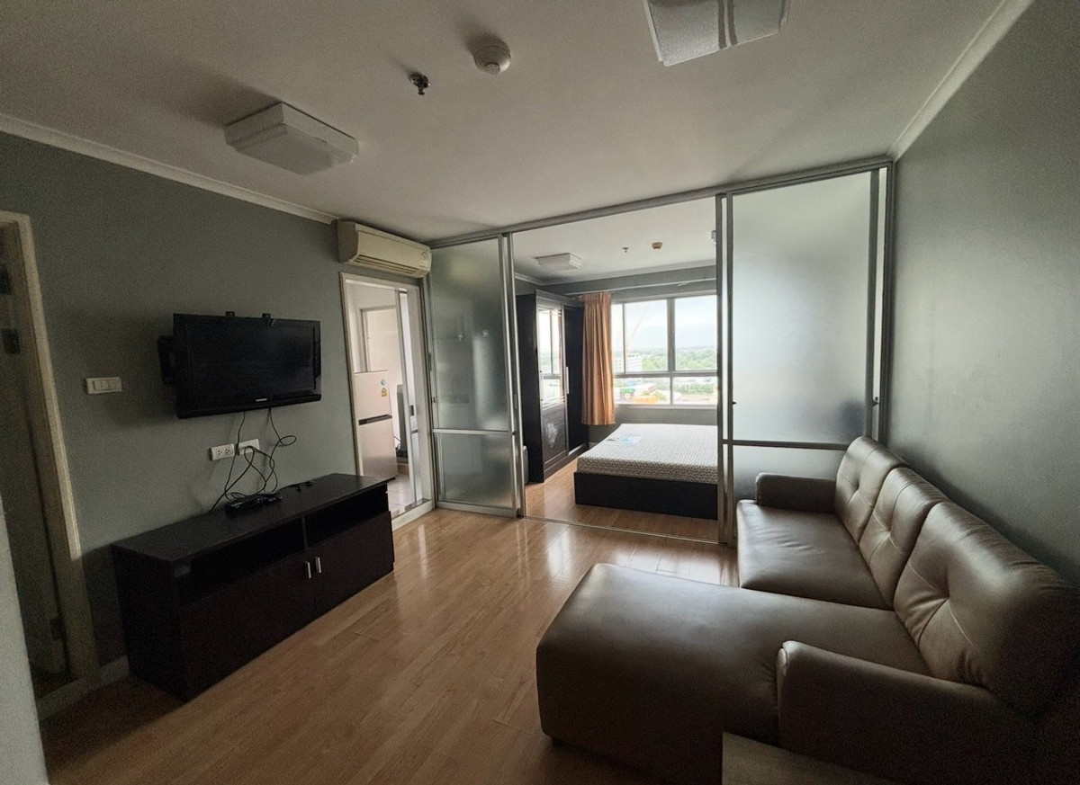 For RentCondoBang kae, Phetkasem : Lumphini Ville Condo for Rental, Bang Khae MRT50 meters, size 35 sq. M. 1 bed, 1 water, price 8,500/ month, call 093-028-1245id Line: Properagency