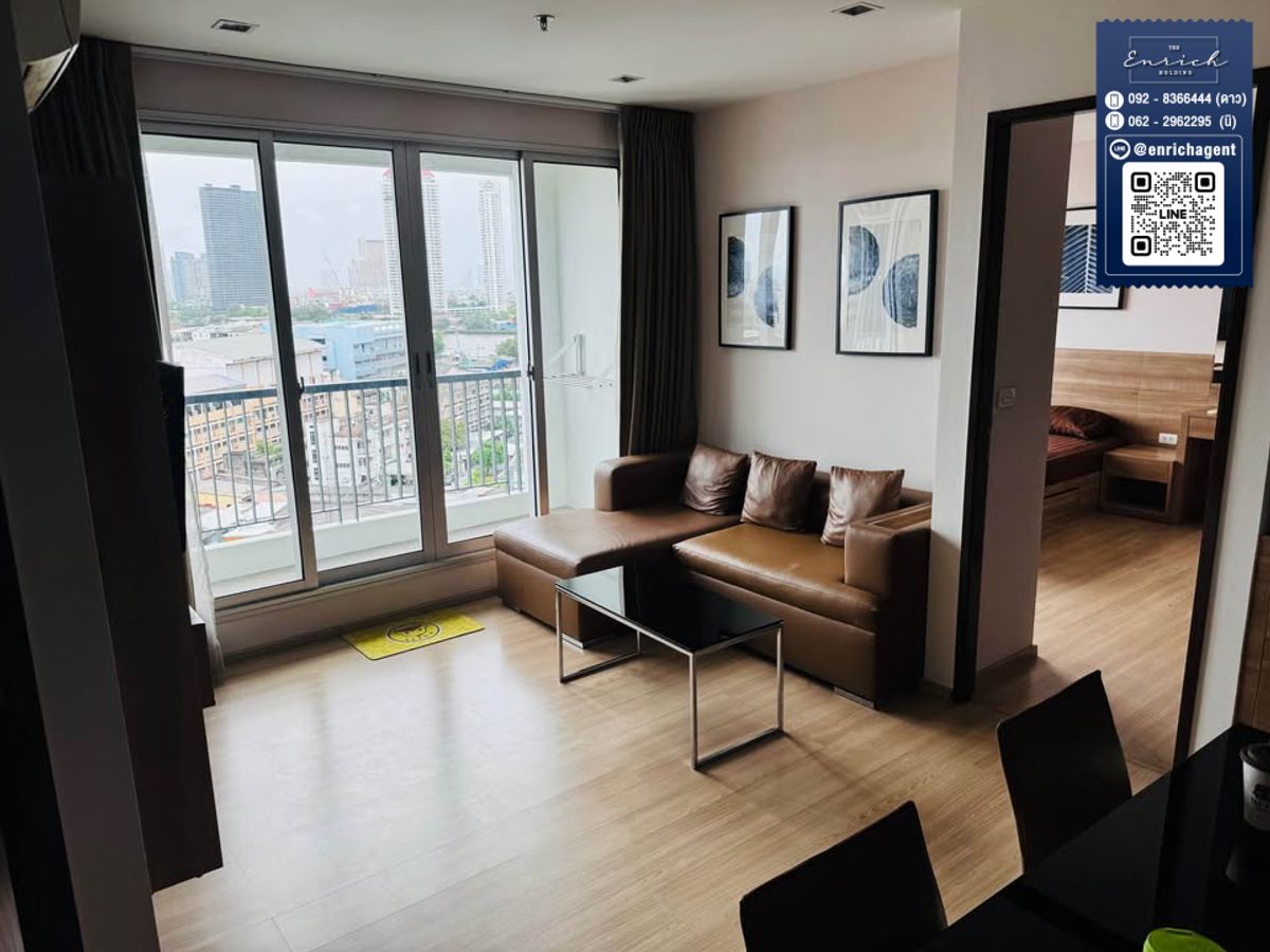 ให้เช่าคอนโดสาทร นราธิวาส : 💙ให้เช่า Rhythm Sathorn ห้องใหญ่ วิวแม่น้ำเจ้าพระยา BTS สะพานตากสิน💙 โทร. 062-2962295 นิ// Line id : @enrichagent