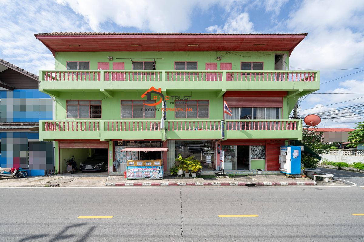 ขายสมุทรปราการ สำโรง : ขาย หอพัก 3 ชั้น ซ.ทรัพย์บุญชัย 39.6 ตร.ว. หน้ากว้าง หัวมุม ติดถนน