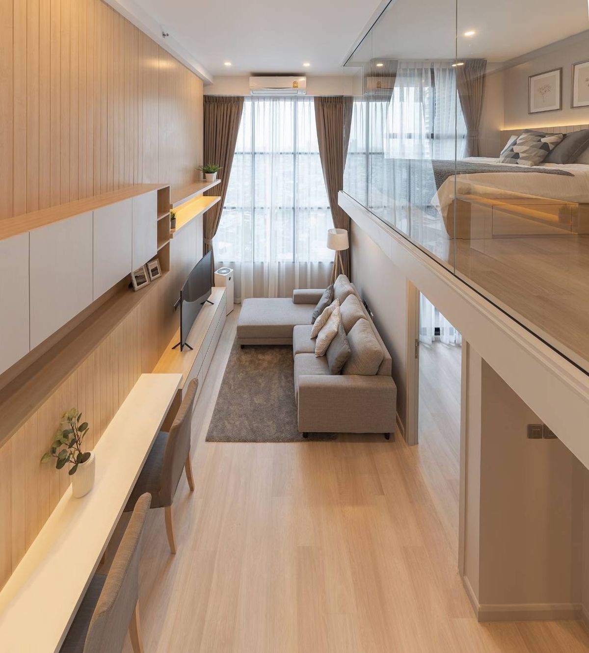 ให้เช่าคอนโดสาทร นราธิวาส : Japanese minimal @ Knightsbridge Prime Sathon | Newly Renovated | 1 Bed plus 45 Sqm | 35,000 Negotiable 