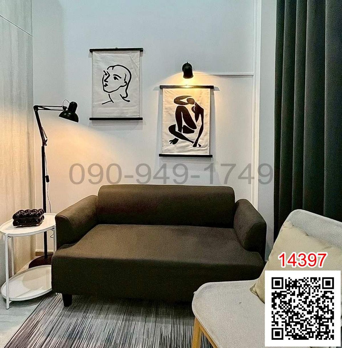 For RentCondoOnnut, Udomsuk : Condo for rent, The Line, Sukhumvit 101, near BTS Punnawithi 250 meters and the 2nd expressway.