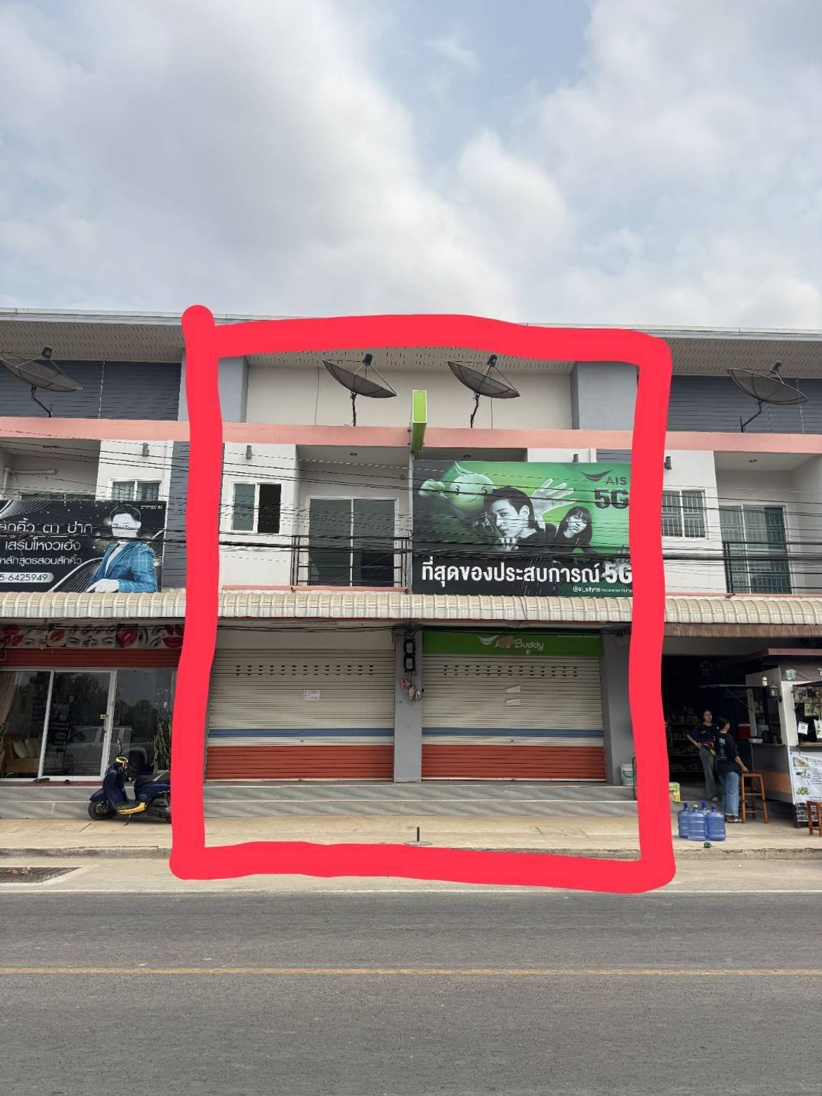 ขายอาคารพาณิชย์เลย : เจ้าของขายเอง ขายตึก  ขาย 3.5 ล้านบาท ใกล้เทศบาลและส่วนราชการ