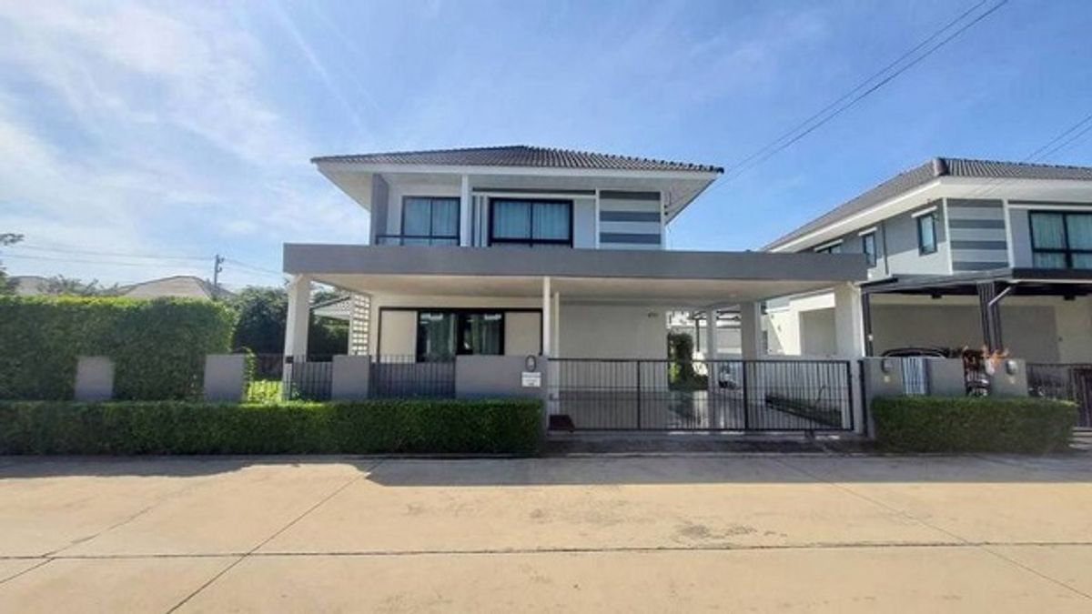 ขายบ้านศรีราชา แหลมฉบัง บ้านบึง : ขายบ้านมือสองศรีราชา บ้านเดี่ยว 2 ชััน มณีรินทร์ ไพรเวซี่ ชากค้อ หนองขาม