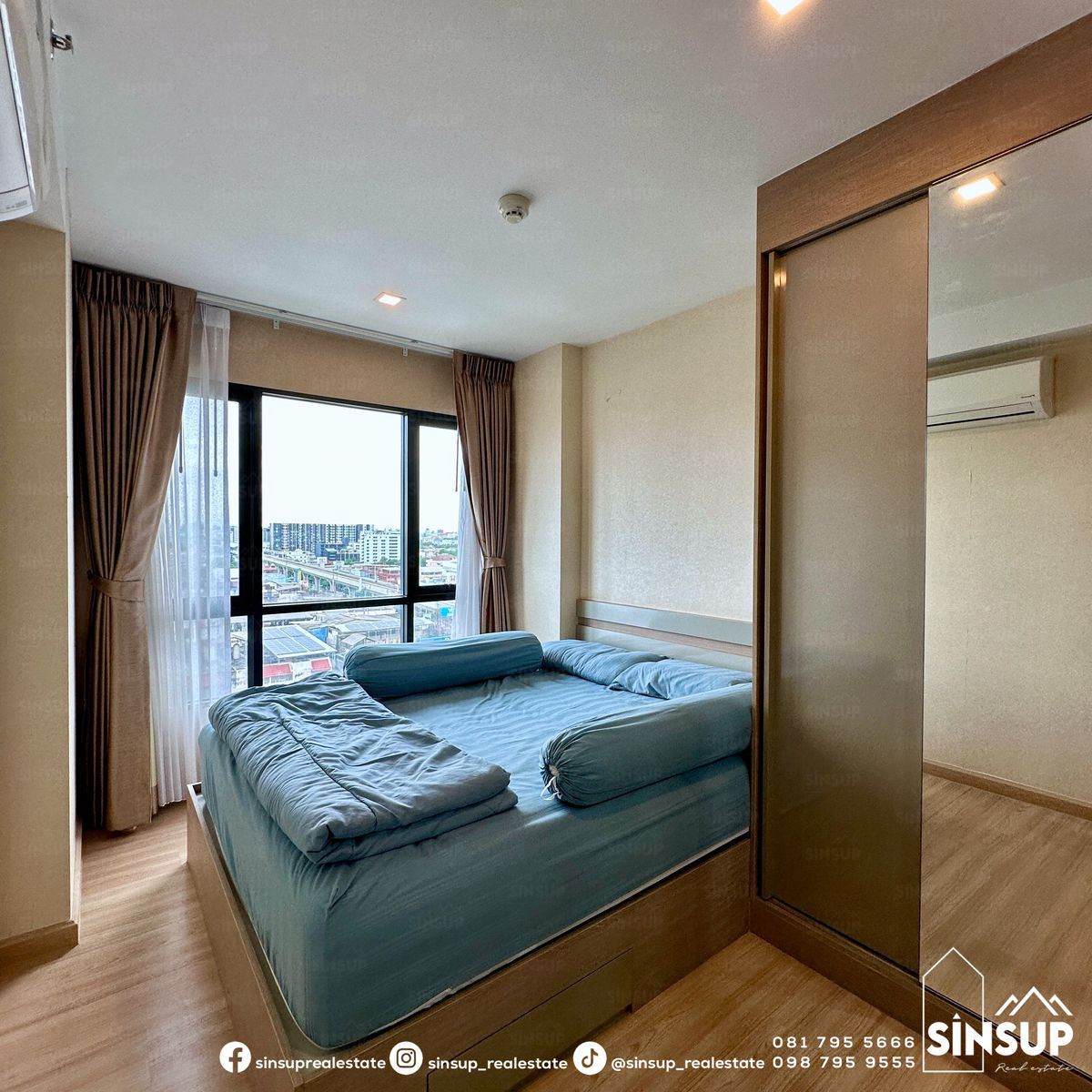 For RentCondoVipawadee, Don Mueang, Lak Si : ⭐️ Rent 𝙆𝙣𝙞𝙜𝙝𝙩𝙨𝙗𝙧𝙞𝙙𝙜𝙚 𝙎𝙠𝙮𝙘𝙞𝙩𝙮 𝙎𝙖𝙥𝙝𝙖𝙣𝙢𝙖𝙞 𝙎𝙖𝙥𝙝𝙖𝙣𝙢𝙖𝙞 The way to the BTS in front of the condo, a large room 1 Bed Plus, fully furnished
