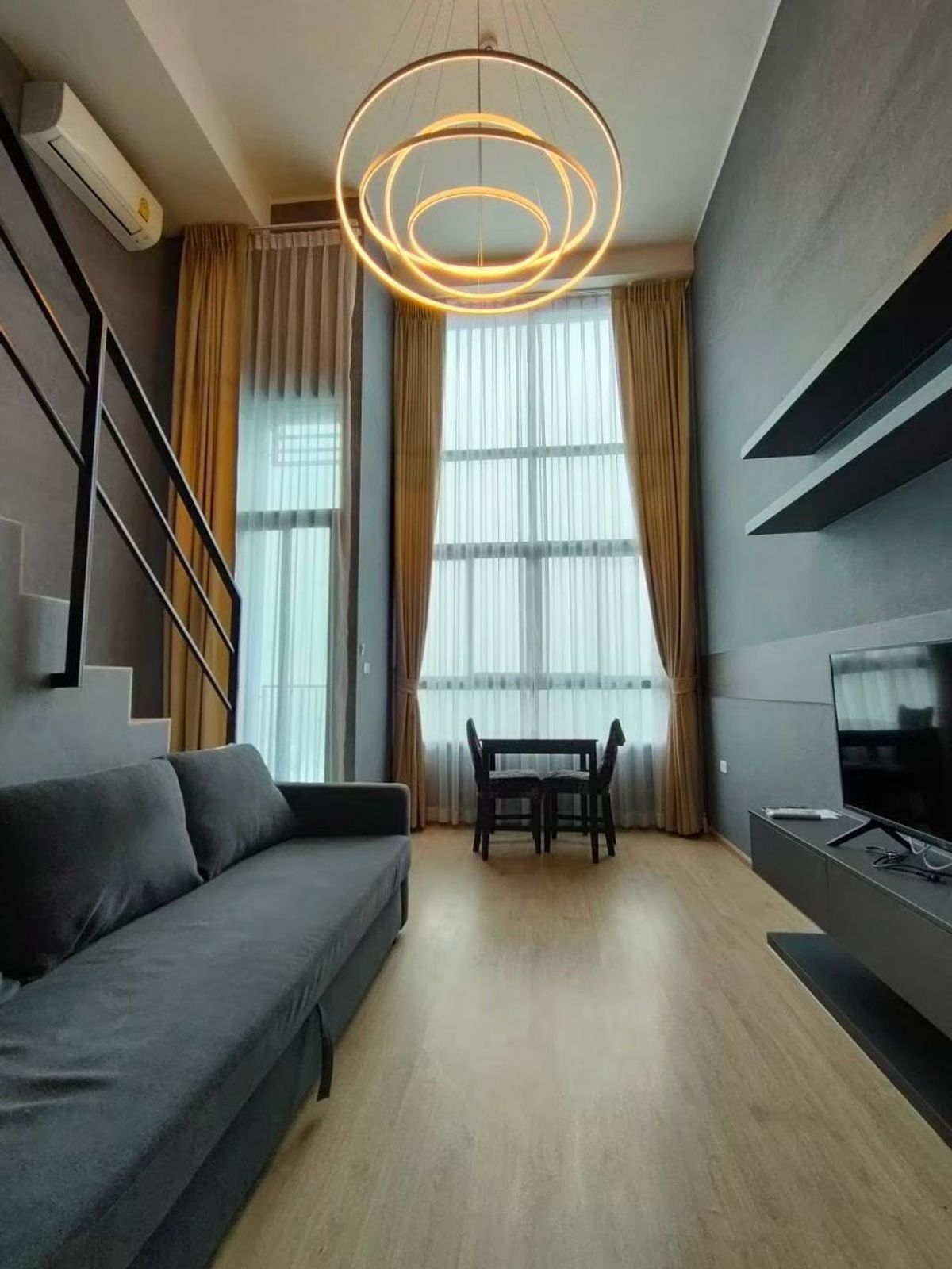 For RentCondoRama9, Petchburi, RCA : Ideo New Rama 9 for Rent 1 Bedroom Duplex 