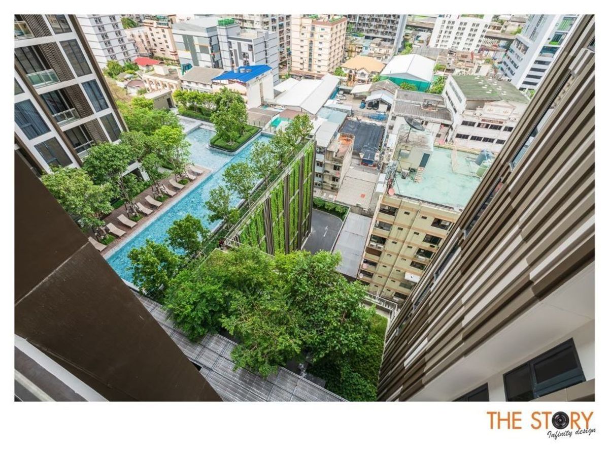 For SaleCondoSapankwai,Jatujak : 🌟 Sell with tenant til
june 26
 THE LINE Phahon - Pradipat, Fully Furnished Condo with Pool View, High Floor, Prime Location Near BTS Saphan Khwai – Ready to Move In