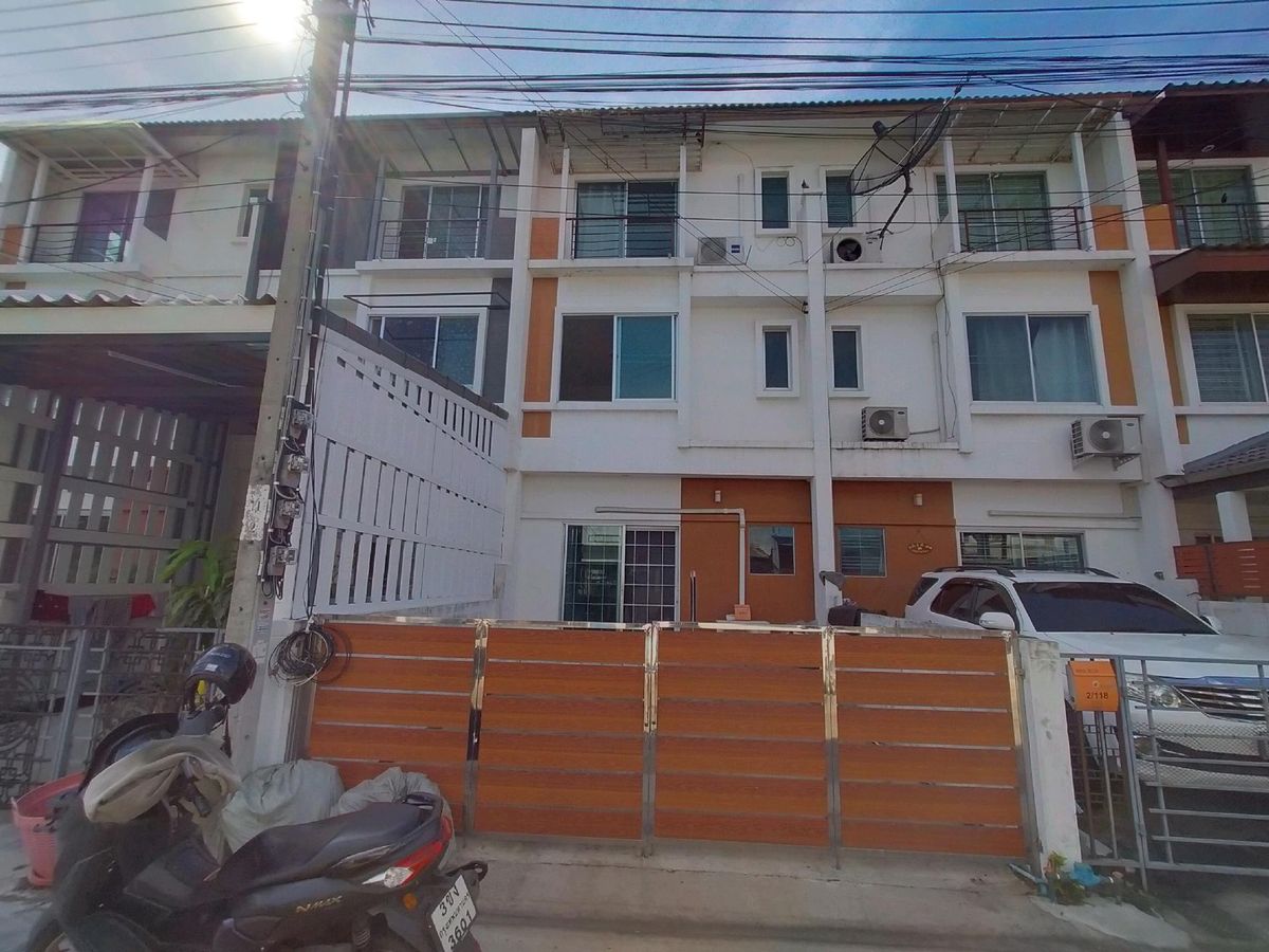 ให้เช่าทาวน์โฮมพระราม 2 บางขุนเทียน : ⚡ ให้เช่า ทาวน์โฮม 3 ชั้น หมู่บ้าน ประชาสุข เลคแอนด์มอลล์ ซอย พระราม2 60/1 ขนาด 20 ตร.ว. ⚡