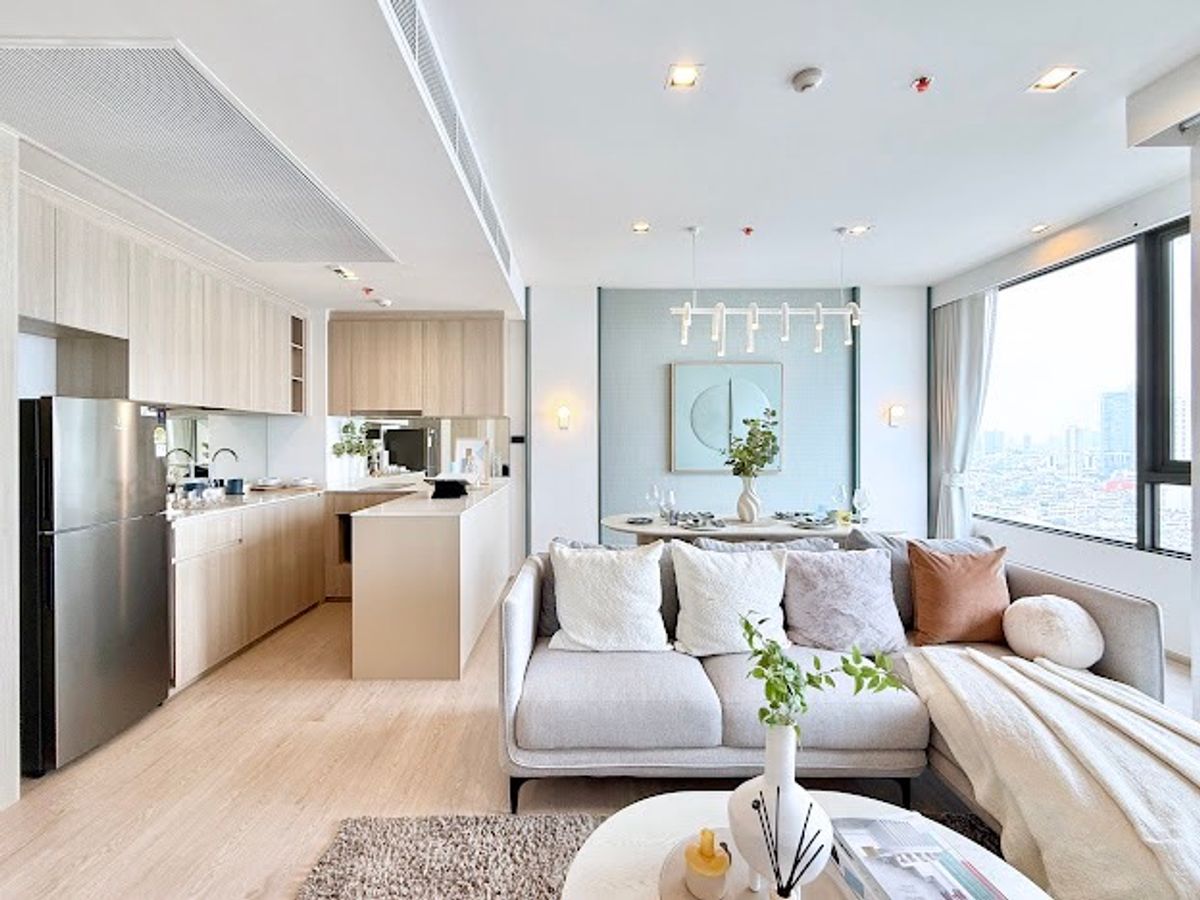 For SaleCondoWongwianyai, Charoennakor : ✨Reference Sathorn-Wongwianyai (2 bedrooms, 2 bathrooms, 64.65 sq.m.) only 11.05 MB !! Tel.0922635410 (Earth)
