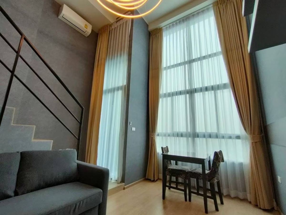 For RentCondoRama9, Petchburi, RCA : Ideo New Rama 9 for Rent 1 Bedroom Duplex 