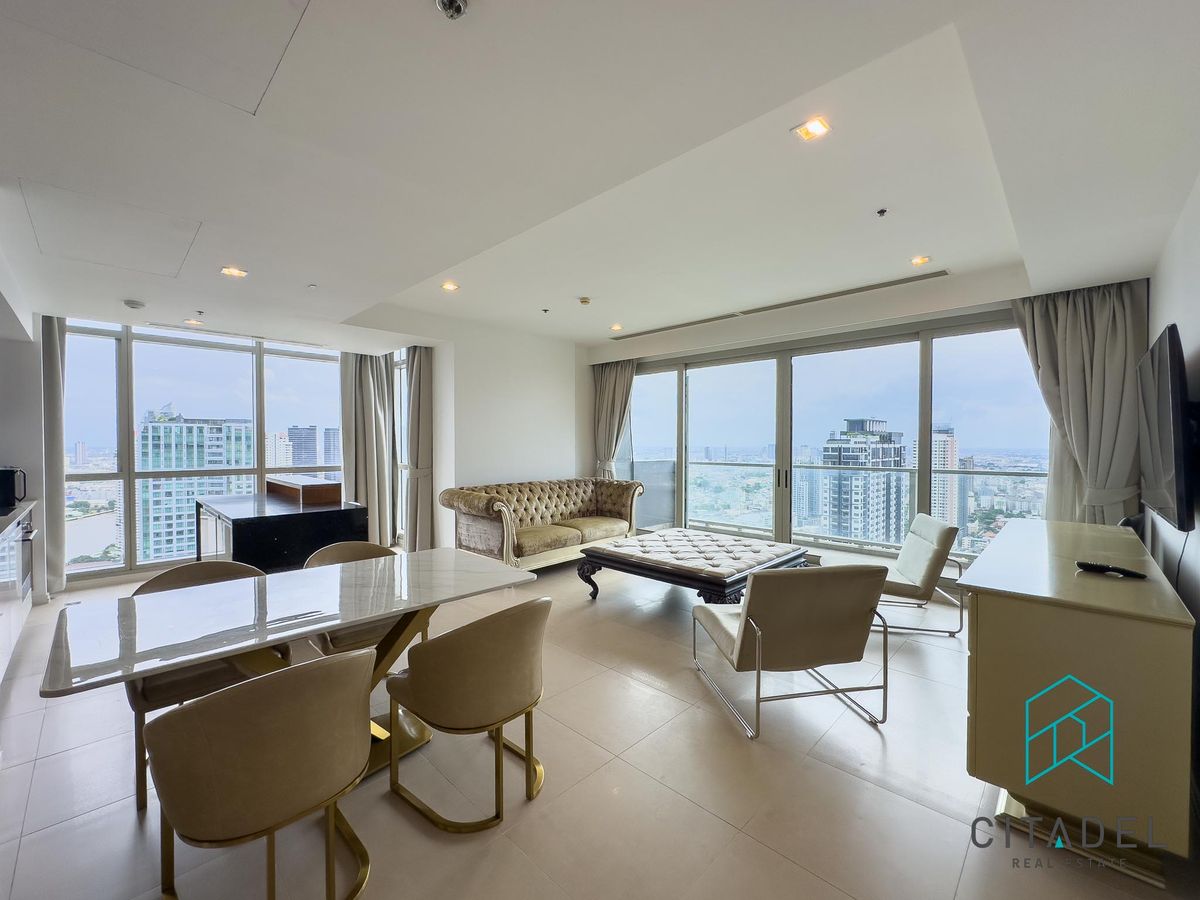 คอนโดวงเวียนใหญ่ เจริญนคร : The River by Raimon Land - High Floor 2 Beds Condo for Sale & Rent! 