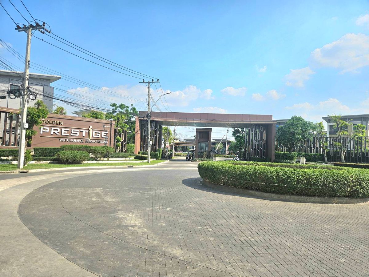 For SaleHouseNawamin, Ramindra : 3 -storey detached house for sale, Golden Petch Sukhaphiban 5, Sai Mai District, Bangkok