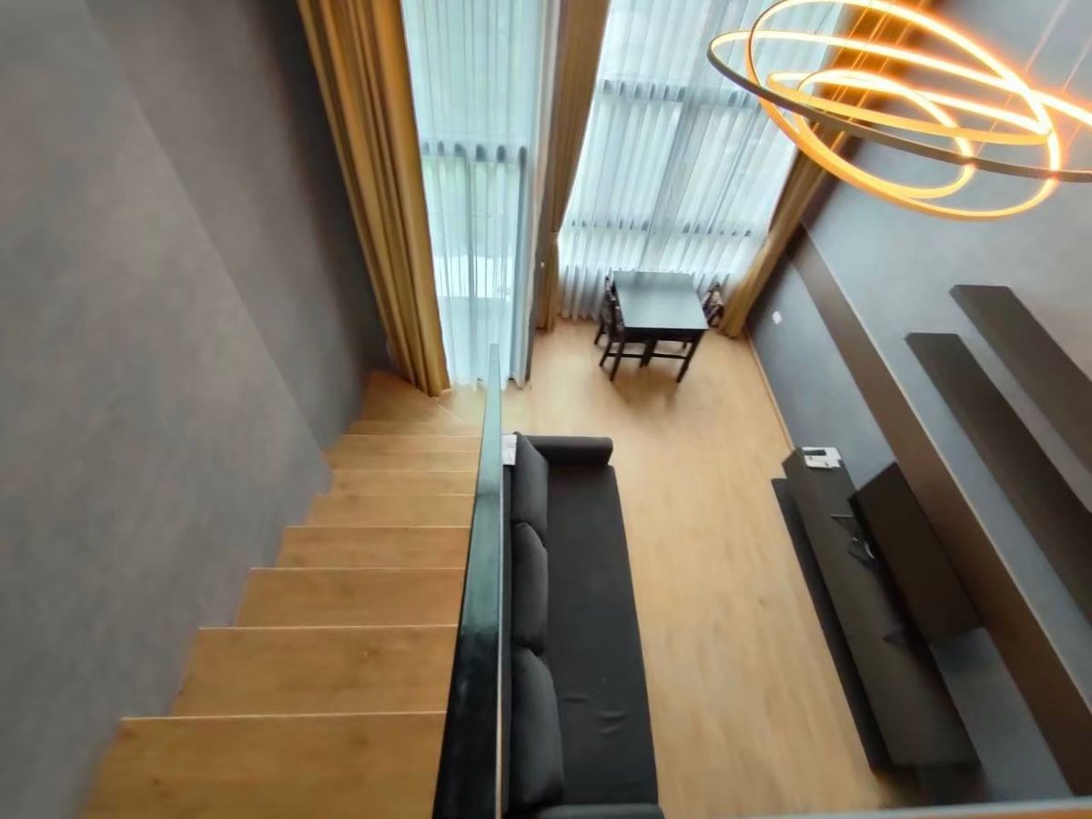 For RentCondoRama9, Petchburi, RCA : Ideo New Rama 9 for Rent 1 Bedroom Duplex 