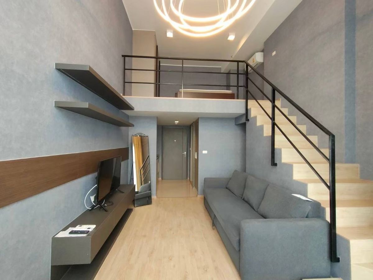 For RentCondoRama9, Petchburi, RCA : Ideo New Rama 9 for Rent 1 Bedroom Duplex 