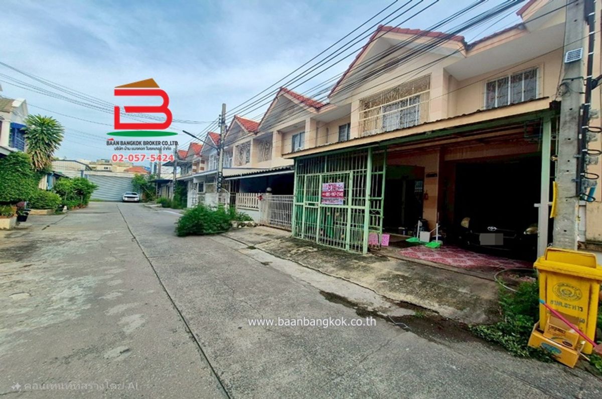 ขายทาวน์โฮมนนทบุรี บางใหญ่ บางบัวทอง :  ทาวน์เฮาส์ หมู่บ้าน วิโรจน์วิลล์ เนื้อที่ 18.2 ตรว. ถนนทางหลวงหมายเลข 345 ตำบลละหาร อำเภอบางบัวทอง จังหวัดนนทบุรี