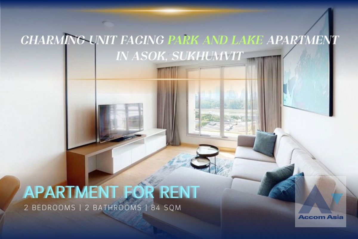 ให้เช่าสุขุมวิท อโศก ทองหล่อ : 🔼AccomA🔽 Pet friendly Fully Furnished City View Apartment with Lake and Park View (AA28242)