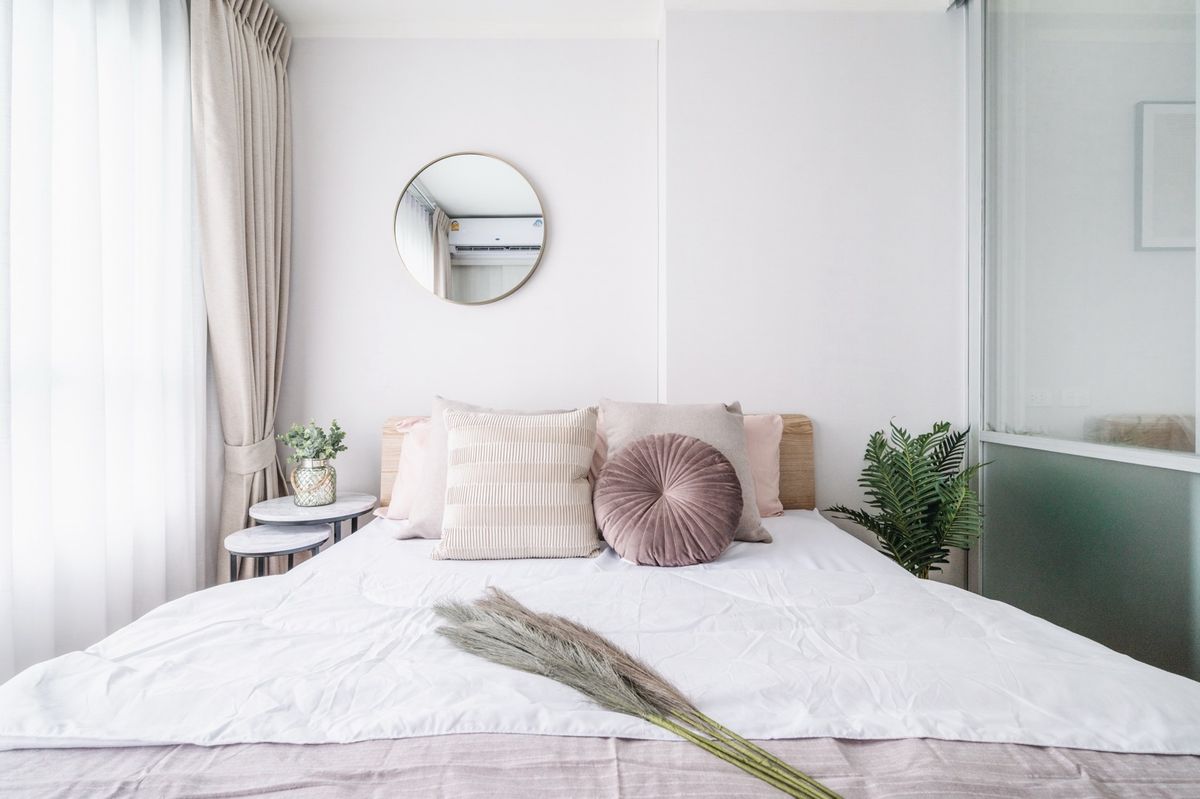 For SaleCondoNawamin, Ramindra : Beautiful room, grandmother, grade 8, good location, light installment, starting at 4,000 baht. The room is complete.